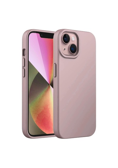 iPhone 13 Ve 14 Uyumlu Özel İpeksi Dokunuş Hissi Veren İçi Yumuşak Kadife Lansman Silikon Kılıf Kapak Pembe Sku: Zeusb0cvn26q5h