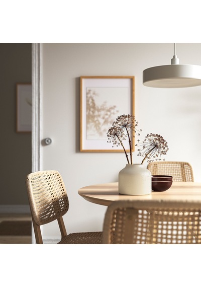 Ikea Blodbjörk Seramik Vazo 16 Cm Bej