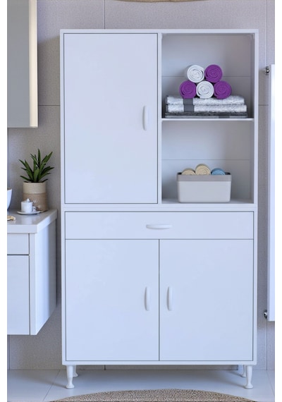 Eliusta Vellum Beyaz Dolap 95x173x32,5 Cm Ebatlarında Çok Fonksiyonlu 95 Cm Genişlikte Banyo Dolabı Beyaz Eliusta Vellum Beyaz Dolap 95x173x32,5 Cm Ebatlarında Çok Fonksiyonlu 95 Cm Genişlikte Banyo Dolabı Beyaz