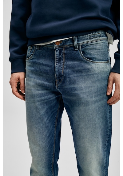 Lufian Max Smart Jean Erkek Pantolon Slim Fit Mavi Mavi 111200226100300