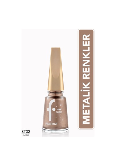 Flormar Metalik Parlak Oje - Star Shine Nail Enamel - 002 Famous-8690604564125