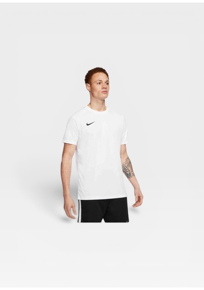 Nike Dri-fıt Park Vıı Bv6708-010 Erkek Futbol Forması Siyah Antrenman Tişörtü Beyaz