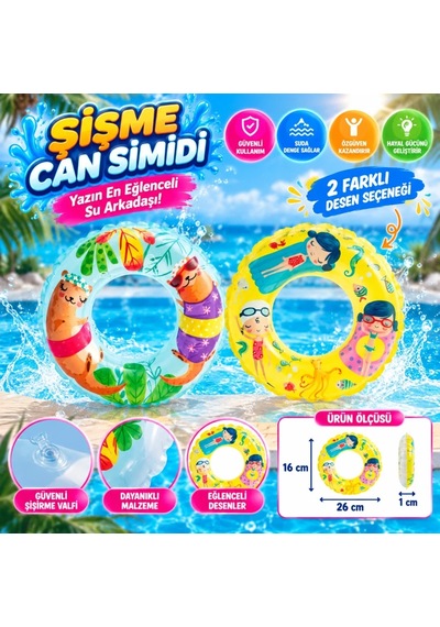 Ers Is59242 Şeffaf Baskılı Simit 61 Cm