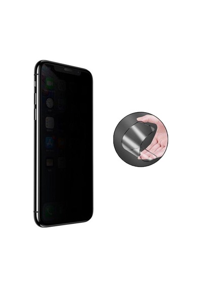 Apple Uyumlu   iPhone Xr Hayalet Seramik Ekran Koruyucu Tam Kaplayan Gizli