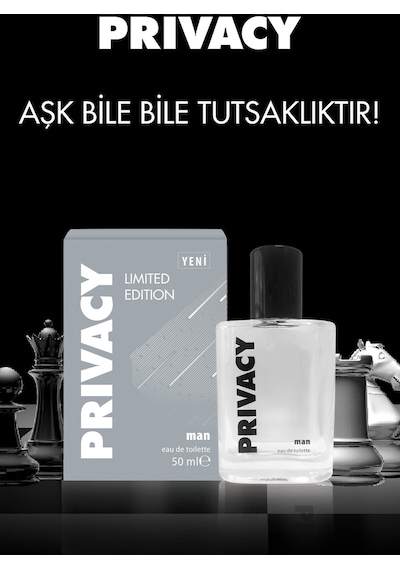 Privacy Limited Edition Erkek Parfüm EDT 50 ML + Addiction Erkek Deodorant 3 x 150 ML