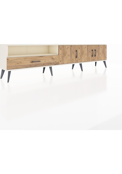 Arges Tv Ünitesi 3 Raflı Tek Çekmeceli 3 Kapaklı 220x30x51 Aytaşı-çam Atlas Çam/atlas Çam - Aytası Arges Tv Ünitesi 3 Raflı Tek Çekmeceli 3 Kapaklı 220x30x51 Aytaşı-çam Atlas Çam/atlas Çam - Aytası