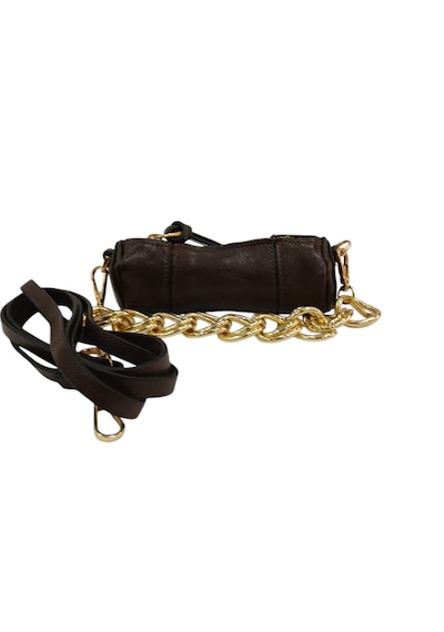 Chain Mini Boy El/omuz Çantası Acı Kahverengi