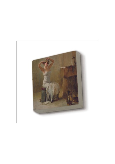Banyo Sonrası Theodore Jacques Ralli, 1901 Baskılı Taş Magnet 5x5
