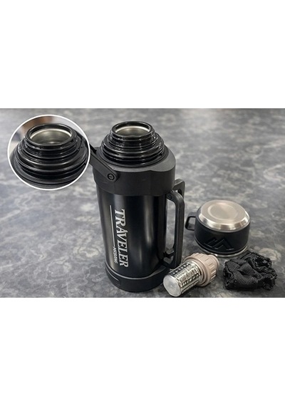Hubrendy Kargo 1600 Ml Çift Katmanlı Vakumlu Paslanmaz Çelik Termos Alk4640 Diğer