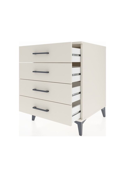 Kronos Komodin 4 Çekmeceli 60x59x80 Aytaşı-aytaşı Aytaşı