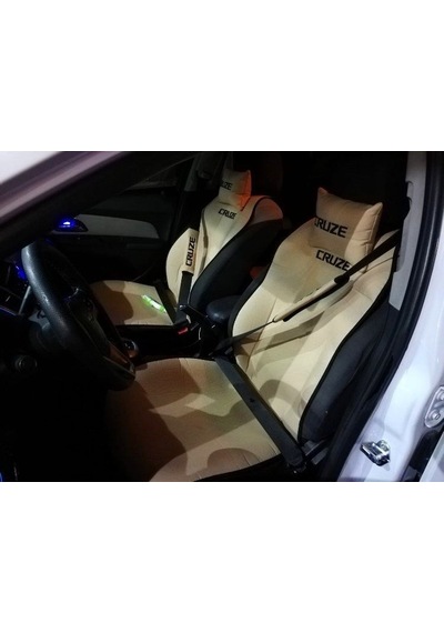 Chevrolet Cruze Nakışlı Ön İkili Oto Koltuk Minderi 2 Adet Boyun 71821335