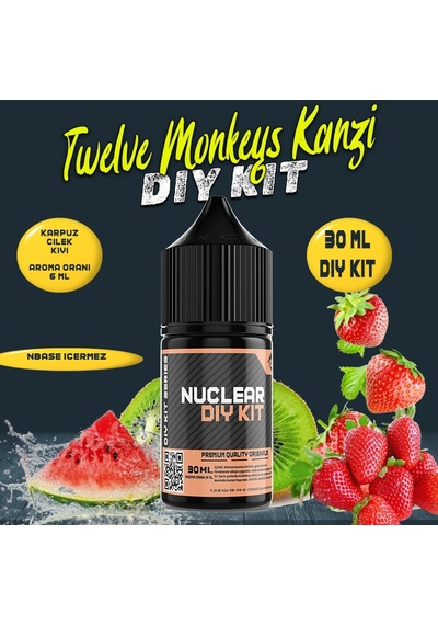 Nuclear 30 Ml Dıy Kit Kanzi Gıda Aroması 6 Ml Aroma İçerir