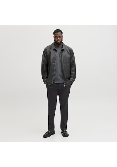 Jack & Jones Büyük Beden Slim Fit Pantalon - Marco - 12243603 Siyah