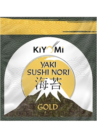 Kiyomi Yaki Sushi Nori Suşi Deniz Yosunu - 10 Yaprak-3692
