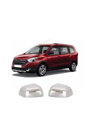 Dacia Lodgy Uyumlu 2012 Ve Üzeri Krom Ayna Kapağı 2 Parça Paslanmaz  Çelik