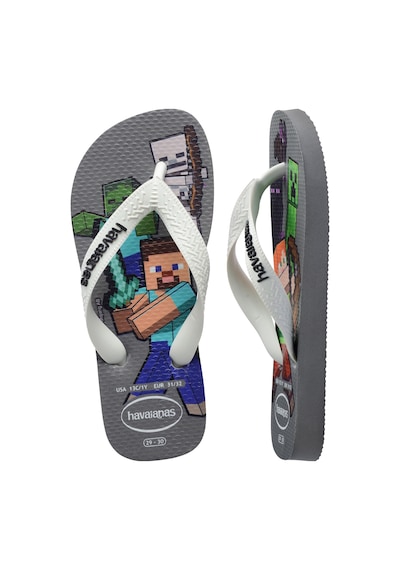 Havaianas Kids Minecraft Çocuk Parmak Arası Terlik 4145125 Gri