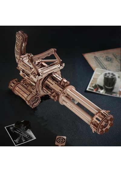 Rokr Lqa01 Ak-47 Rotating-barrel Machine Gun Dıy Minyatür Maket Model Seti Ahşap 3d Wooden Puzzle 3d Model Kit Detaylı Dekoratif Hobi Seti Ahşap Maket Hareketli Ve Sesli Rokr Lqa01 Ak-47 Rotating-barrel Machine Gun Dıy Minyatür Maket Model Seti Ahşap 3d Wooden Puzzle 3d Model Kit Detaylı Dekoratif Hobi Seti Ahşap Maket Hareketli Ve Sesli