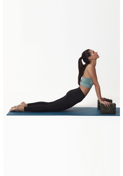 Actifoam Yoga Block Yoga Bloğu Yoga Köpüğü Yoga Blok Yoga Block S Siyah Sarı