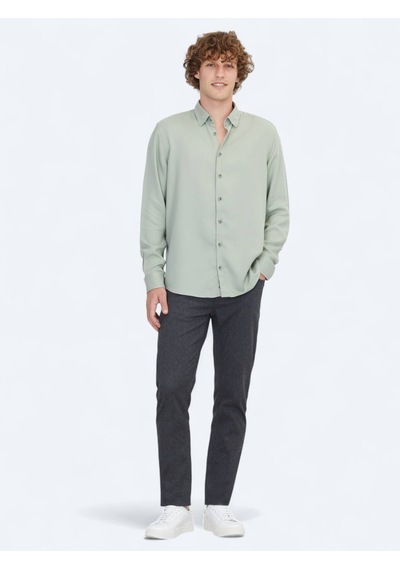 Kip Mint Regular Fit Dokuma Casual Gömlek Mint