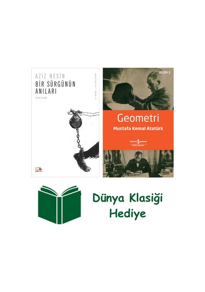 Bir Sürgünün Anıları + Geometri + Dünya Klasiği Hediye
