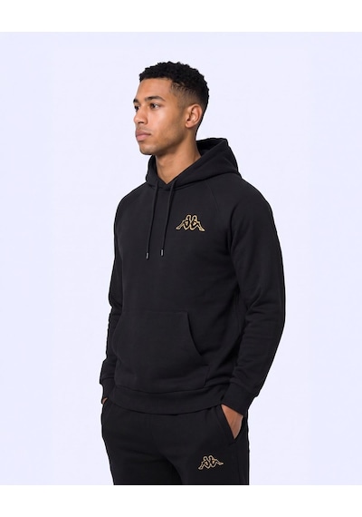 Kappa Authentic Onial Tur Erkek Siyah Oversize Hoodie