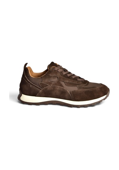 Fox Shoes Z312507561 Kahverengi Hakiki Deri Süet Kadın Spor Ayakkabı Sneakers