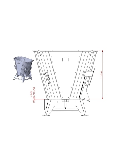 Belotti Karmator Elektrikli Yem Karma Makinesi 220 Volt-1 M³