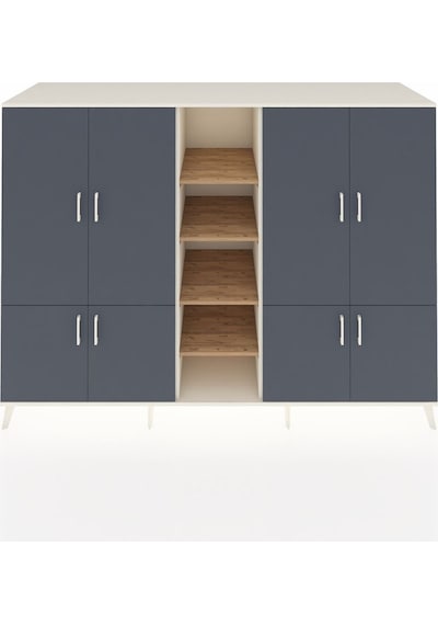 Kronos Dolap 14 Raflı 8 Kapaklı 220x59x163 Aytaşı-antrasit/çam Aytaşı-antrasit/çam Kronos Dolap 14 Raflı 8 Kapaklı 220x59x163 Aytaşı-antrasit/çam Aytaşı-antrasit/çam