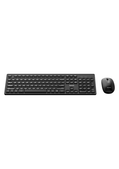 Phılıps Kablosuz Klavye&mouse Set Spt6318b Siyah Diğer