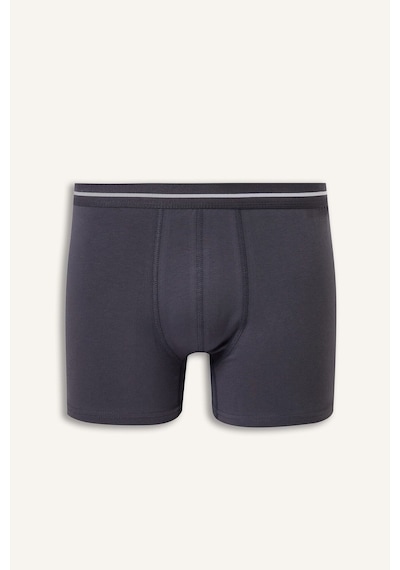 Defacto Regular Fit Çizgili Beli Lastikli 3lü Boxer Paketi I1735ax26aupr102 Mor-pr102
