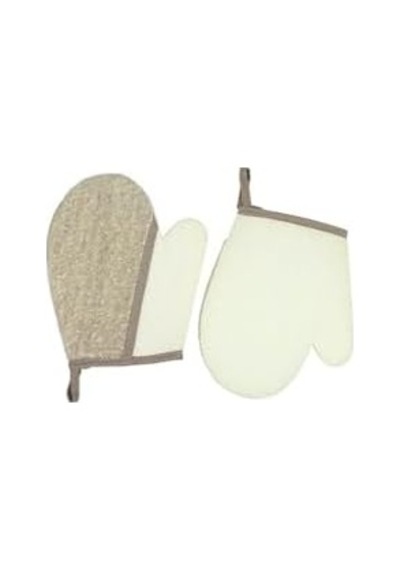 Koton Lifli Eldiven Kese 18 Cm X 22 Cm Açık Ahşap