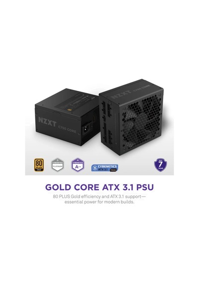 Nzxt C750 750w 80+ Gold Core Pcıe 5.1 Atx 3.1 135mm Full Modüler Psu