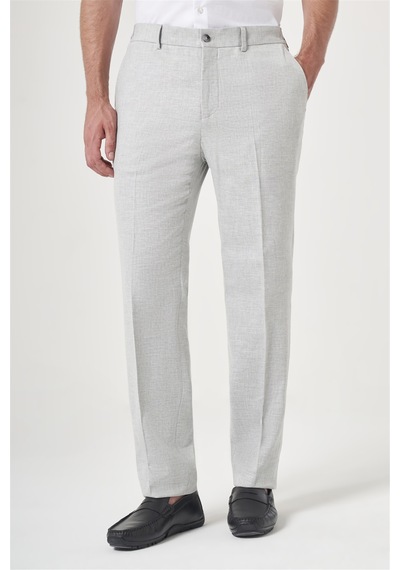 İmza Gri Yan Cep Comfort Fit Pamuklu Chino Pantolon 1003260167