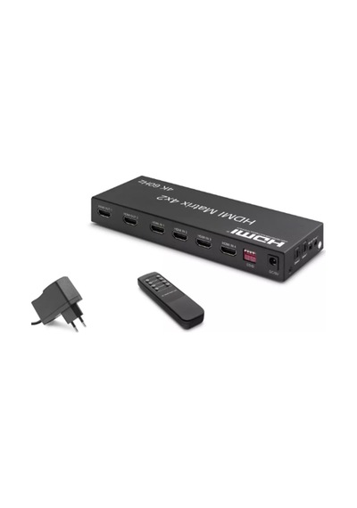 Hadron Hdx1334 Hdmi Switch & Splitter 4-ın 2-out Matrix Siyah 4k Hdmı Girişi: 4 Hdmı Çıkışı: 2