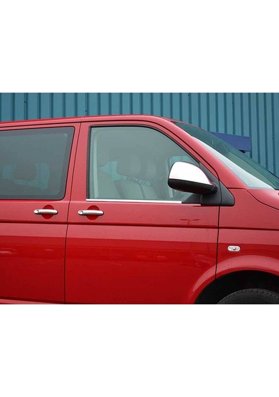 Vw T5 Transporter Krom Cam Çıtası 2 Parça 2003-2014 Arası