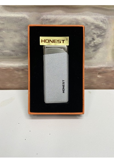 Honest Marka Gümüş Gri Kırmızı Yanmalı İnce Model Gazlı