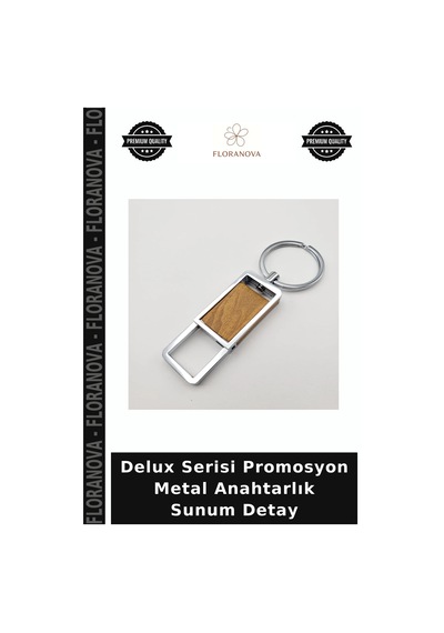 Delux Serisi Promosyon Metal Anahtarlık Sunum Detay