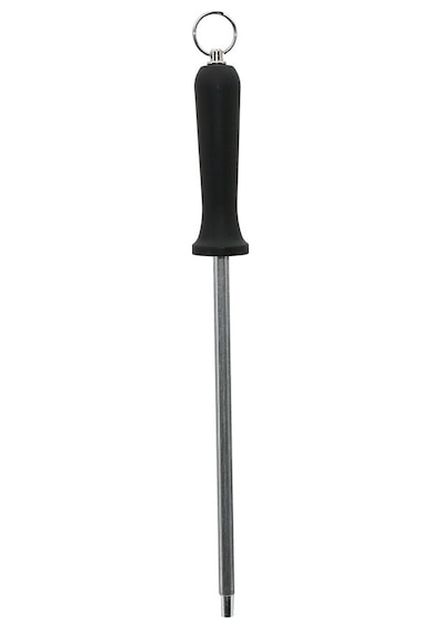 Metal Bilezikli Yuvarlak Masat - Bıçak Bileme Metal Asma Halkalı 30cm Bx40