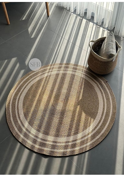 Home Turko Jüt Kilim, Paspas, Mutfak Halısı, Banyo Paspası, Kilim, Halı, Oturma Odası Halısı, Balkon Paspası 90 Diğer