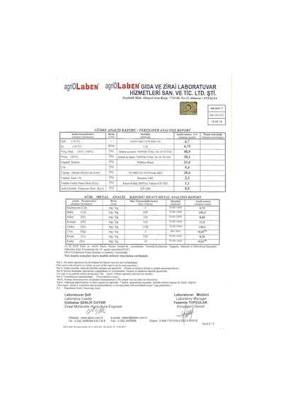 Bersol ® %100 Organik Solucan Gübresi 20 KG
