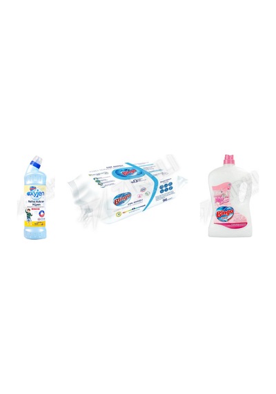 Bingo Oksijen 750 Ml + Yüzey Tem. Havlusu 96'lı + Yüzey Tem. Fresh 2.5 Lt 3'lü Set Diğer