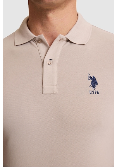 U.s. Polo Assn. Erkek Taş Tişört Basic 50326920-vr049 Taş Rengi
