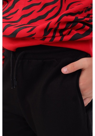 Toontoy Kids Toontoy Erkek Çocuk 2'li Takım Baskılı Kapüşonlu Reglan Kol Sweatshirt & Beli Paçası Lastikli Cepli Jogger Eşofman Altı - 2 İplik Kırmızı Toontoy Kids Toontoy Erkek Çocuk 2'li Takım Baskılı Kapüşonlu Reglan Kol Sweatshirt & Beli Paçası Lastikli Cepli Jogger Eşofman Altı - 2 İplik Kırmızı