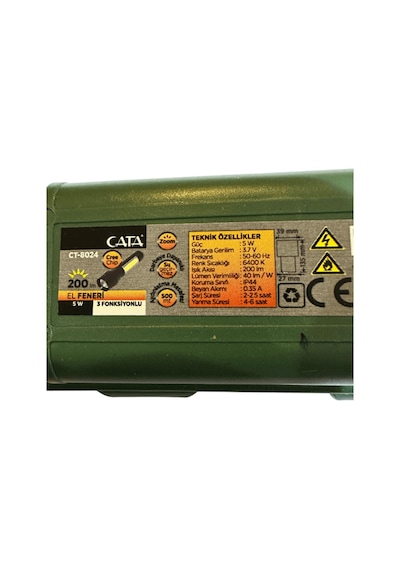 Ct-8024 5w Üç Fonksiyonlu El Feneri 4 Adet Diğer