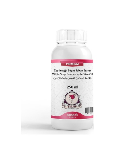 Premium Zeytinyağlı Beyaz Sabun Esansı 250 Ml