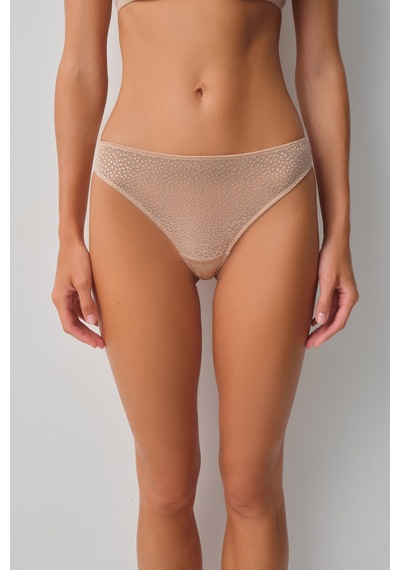 Suwen Mocha Brazilian String Külot Wsl10210319272 Nude
