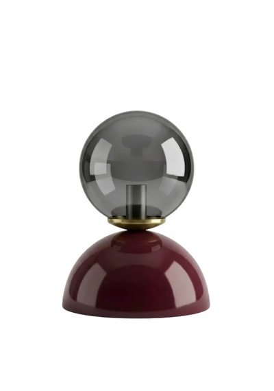 Homing Denville Abajur Wine Red Füme