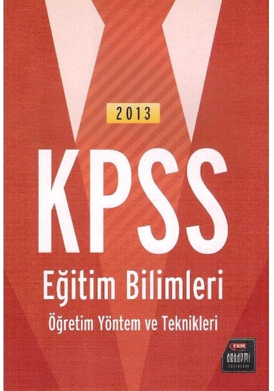 Kpss Eğitim Bilimleri Öğretim Yöntem Ve Teknikleri (2.El)