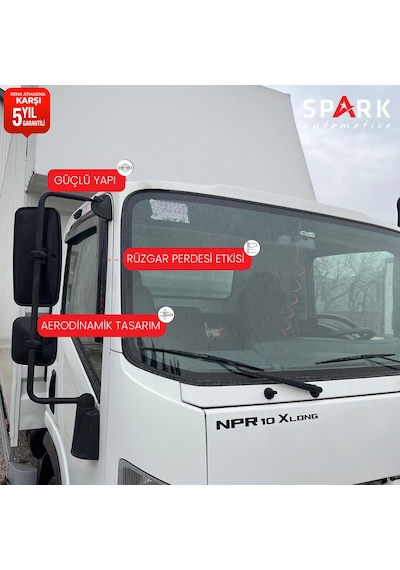 Isuzu Npr Long 2010 Yılı Ve Sonrası Yan Cam Rüzgarlık