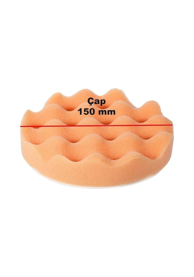 Pasta Cila Polisaj Süngeri Yumurta Ped 150 Mm Turuncu - 232829004